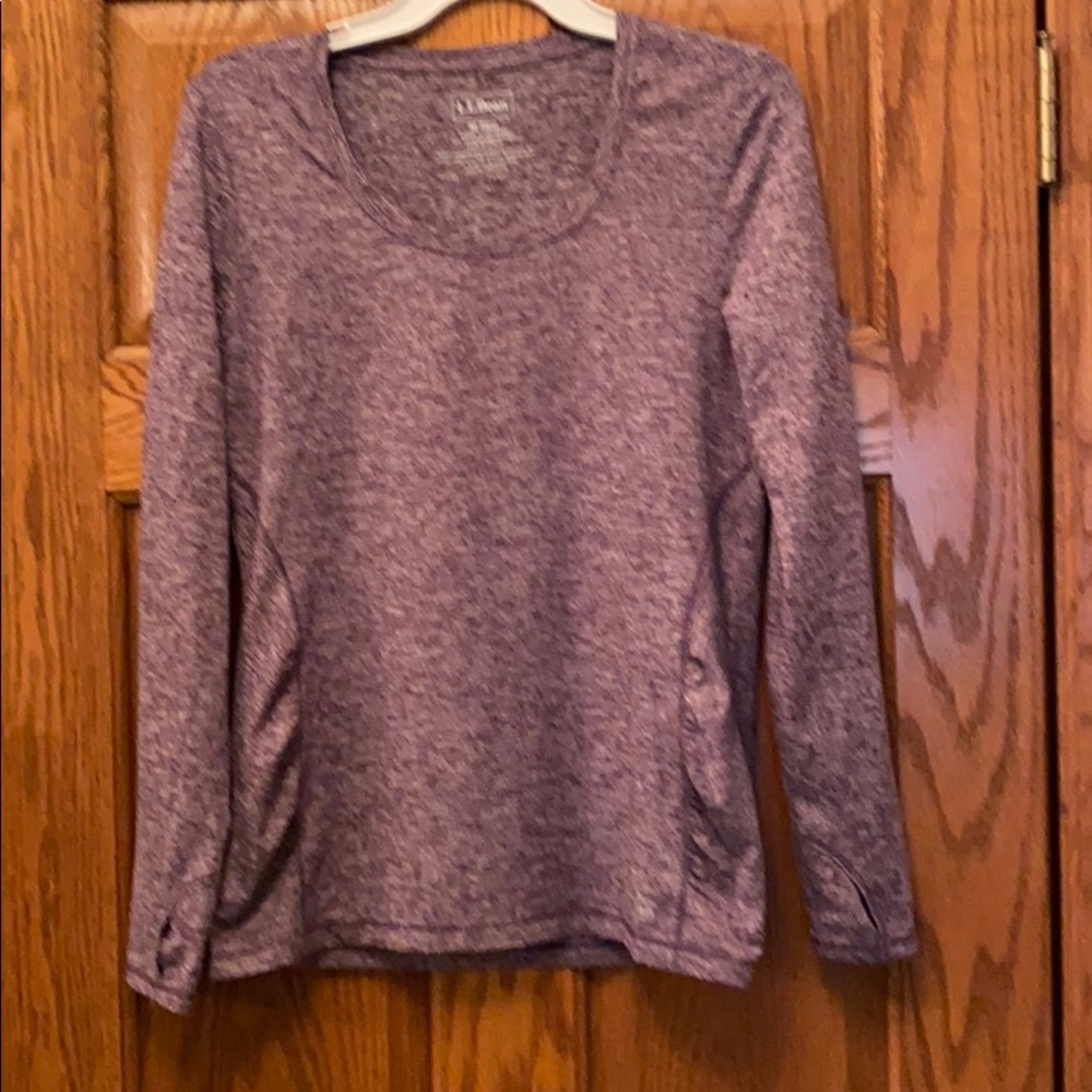 Performance top. Petty purple.